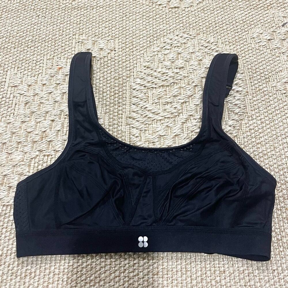 Sweaty Betty Athletic Medium Impact Black Women's Sports Bra size 34A